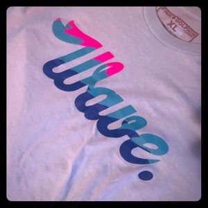 Pink dolphin wave T-shirt xl